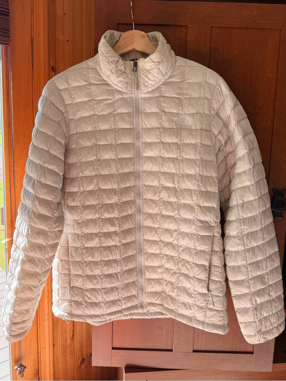The North Face Women's White Quilted Packable Puffer Jacket Size Large